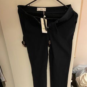 Dark Navy Mango Trousers
